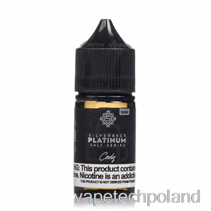 Vape Polska Cody - Sole Z Serii Silverback Platinum - 30ml 45mg